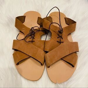 KYMA Kors Slip-on Laced Greece Sandals Size 36/6